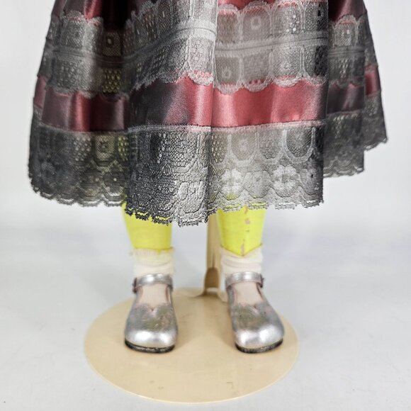 Haunted Doll Girl OOAK Artist Hand Painted Scary Spooky Halloween Porcelain 20" - Picture 4 of 11